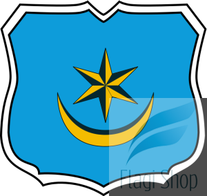 Flaga gminy Krzywcza - na zamówienie 150x90 Krzywczy