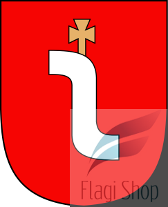 Flaga miasta  Lesko - na zamówienie 150x90 Leska 