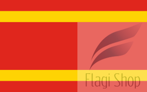 Flaga miasta  Lubaczów - na zamówienie 150x90 Lubaczowa  