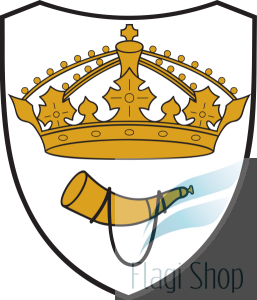 Flaga gminy Majdan Królewski- na zamówienie 150x90 Majdana Królewskiego