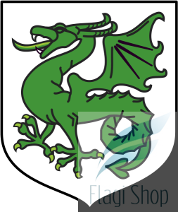 Flaga gminy Nowy Żmigród  - na zamówienie 150x90 Nowego Żmigrodu