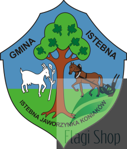 Flaga gminy Istebna - na zamówienie 150x90 Istebnej  
