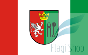 Flaga gminy Pysznica - na zamówienie 150x90 Pysznicy