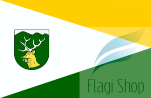 Flaga gminy Jeleśnia - na zamówienie 150x90 Jeleśni  