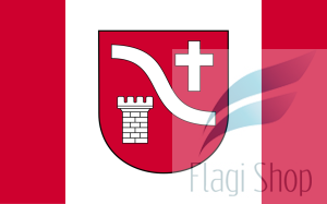 Flaga gminy Łapanów - na zamówienie 150x90 Łapanowa