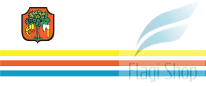Flaga gminy Limanowa - na zamówienie 150x90 Limanowej