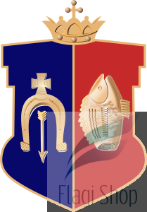 Flaga gminy Rudnik nad Sanem - na zamówienie 110x70 Rudnika nad Sanem