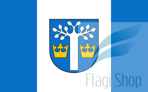 Flaga gminy Oświęcim - na zamówienie 110x70 Oświęcimia