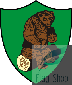 Flaga gminy Poronin - na zamówienie 150x90 Poronina