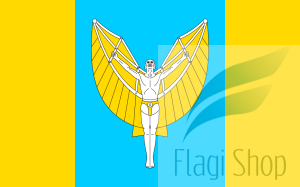 Flaga gminy Radgoszcz - na zamówienie 110x70 Radgoszcza