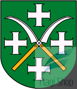 Flaga gminy Radziemice - na zamówienie 110x70 Radziemic