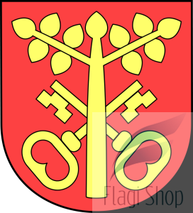 Flaga gminy Rzezawa - na zamówienie 150x90 Rzezawej