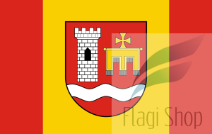 Flaga gminy Tomice - na zamówienie 150x90 Tomic