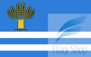 Flaga gminy Wietrzychowice - na zamówienie 150x90 Wietrzychowic