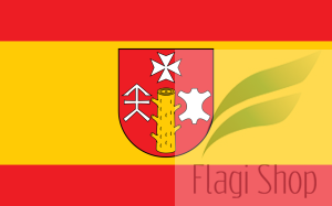 Flaga gminy Zembrzyce - na zamówienie 150x90 Zembrzyc