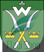 Flaga gminy Zielonki - na zamówienie 150x90 Zielonek