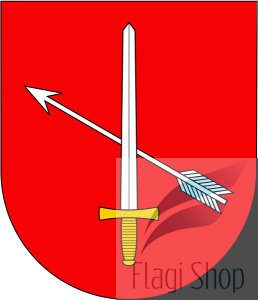 Flaga gminy Ustrzyki Dolne - na zamówienie 150x90 Ustrzyk Dolnych 