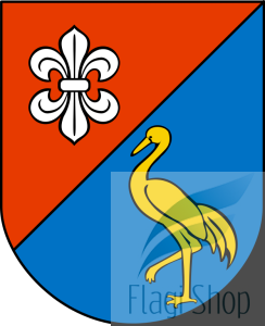 Flaga gminy Grajewo - na zamówienie 150x90 