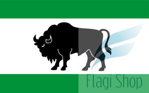 Flaga gminy Hajnówka - na zamówienie 150x90 