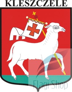 Flaga gminy Kleszczele - na zamówienie 150x90  