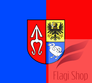 Flaga gminy Chlewiska - na zamówienie 150x90