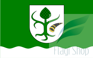 Flaga gminy Chorzele- na zamówienie 110x70