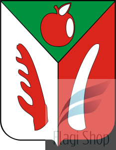 Flaga gminy Chynów - na zamówienie 110x70