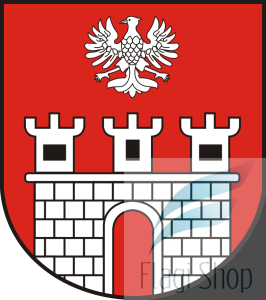 Flaga gminy Ciepielów - na zamówienie 110x70