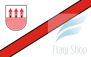 Flaga miasta Przasnysz  - na zamówienie 150x90