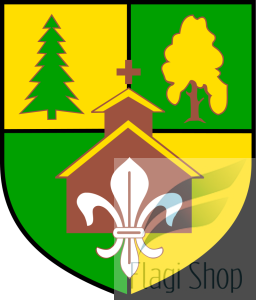 Flaga gminy Puszcza Mariańska - na zamówienie 150x90