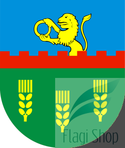 Flaga gminy Radzanowo - na zamówienie 110x70