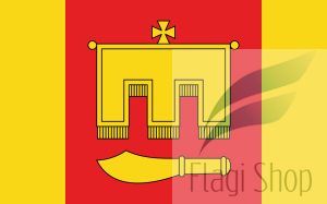 Flaga gminy Rybno - na zamówienie 150x90