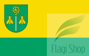 Flaga gminy Rząśnik - na zamówienie 110x70