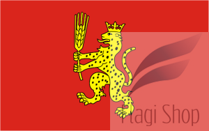 Flaga gminy Zakrzew - na zamówienie 150x90    