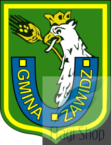 Flaga gminy Zawidz  - na zamówienie 110x70       