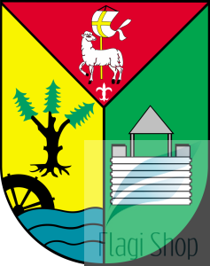 Flaga gminy Słupno - na zamówienie 110x70