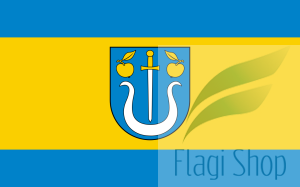 Flaga gminy Sobienie-Jeziory - na zamówienie 110x70