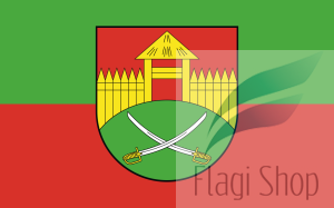 Flaga gminy Sońsk - na zamówienie 110x70