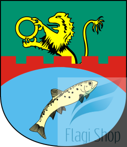 Flaga gminy Szczutowo - na zamówienie 150x90