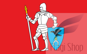 Flaga gminy Kulesze Kościelne - na zamówienie 150x90