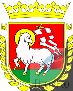 Flaga gminy Mielnik - na zamówienie 150x90