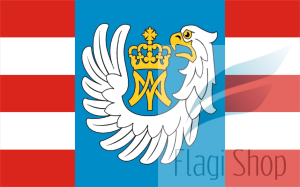 Flaga gminy Nowe Piekuty - na zamówienie 150x90