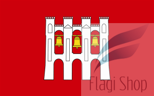 Flaga gminy Rutki - na zamówienie 150x90