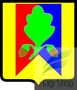 Flaga gminy Dębe Wielkie- na zamówienie 150x90  