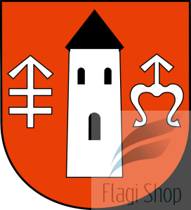 Flaga gminy Słupia - na zamówienie 150x90 Słupi   