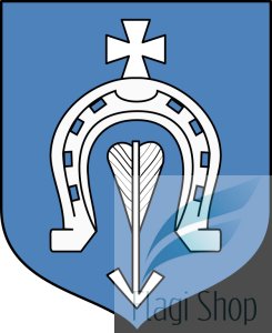 Flaga gminy Gniewoszów - na zamówienie 150x90   