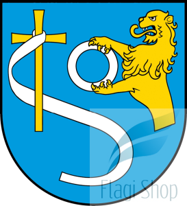 Flaga gminy Gołymin-Ośrodek- na zamówienie 150x90   