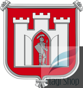 Flaga gminy Wiślica  - na zamówienie 150x90 Wiślicy   