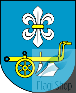 Flaga gminy Gozdowo - na zamówienie 110x70     