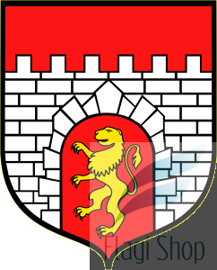 Flaga gminy Iłów - na zamówienie 110x70      